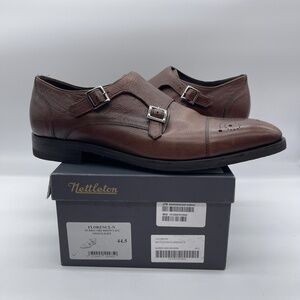 Nettleton Florence-N Men's Size EU 44.5 / US 11 Leather Oxfords 10591838 Brown